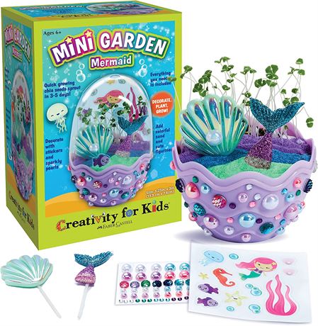 Creativity for Kids Mini Garden: Mermaid Terrarium