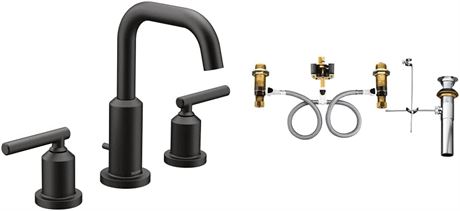 Moen Gibson Two-Handle Widespread Bathroom Faucet w/Valve