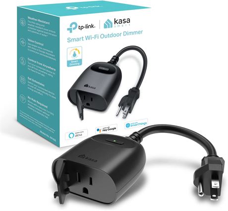 Kasa Outdoor Smart Dimmer Plug ETL Certified(KP405)