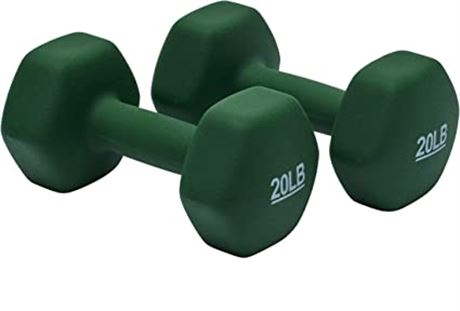 Amazon Basics Neoprene Workout Dumbbell, 20lb