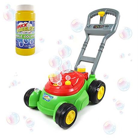 Sunny Days Entertainment Bubble-N-Go Deluxe Toy Lawn Mowe