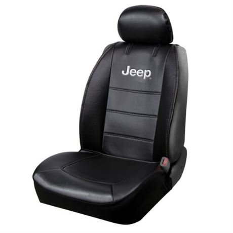 Jeep Logo Universal Fit Car Truck or SUV Sideless 3Pcs Seat Cover