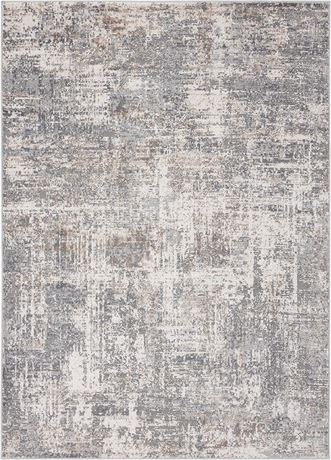 Elegance Grey Shaded Vintage Area Rug 9'10" X 13' 2" Rectangle