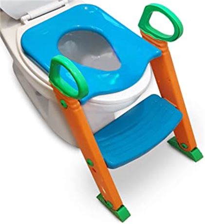 Potty Training Seat Toilet w/Step Stool Ladder & Splash Guard