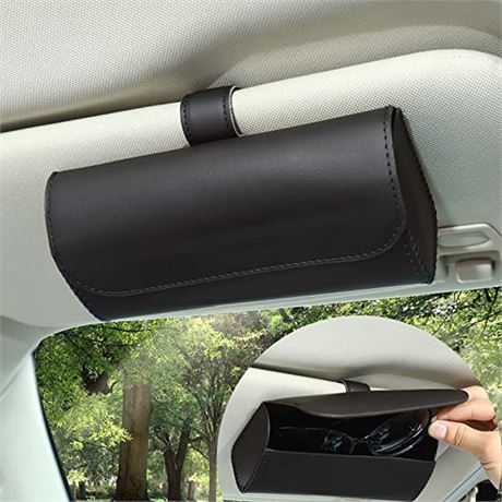 Accmor Sunglasses Holder for Car Sun Visor