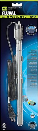 Fluval M150 Submersible Heater 150-Watt Heater for Aquariums up to 45 Gal. A783