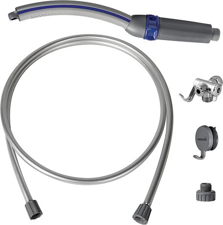 Pet Wand Pro Shower Sprayer Attachment, 1.8 GPM Blue/Grey