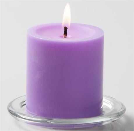 24 Pack Lavender Candles