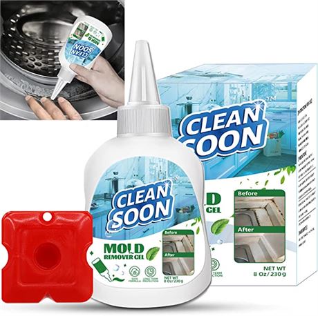 Clean Soon Mold Remover Gel, 8-oz