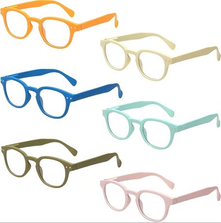 Reading Glasses 6 Pack - Spring Colors