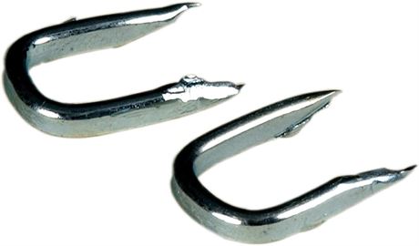 The Hillman Group Galvanized Double Point Staples Number 11, 1/2"