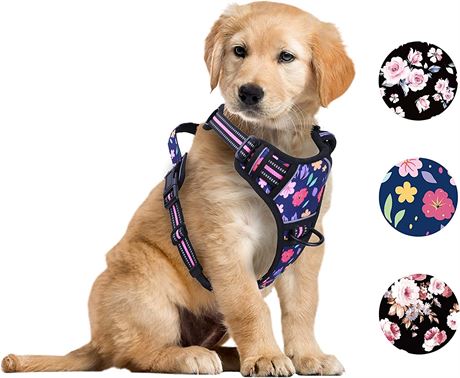 Foxyep No Pull Dog Vest Harness with Easy Control Handle Small