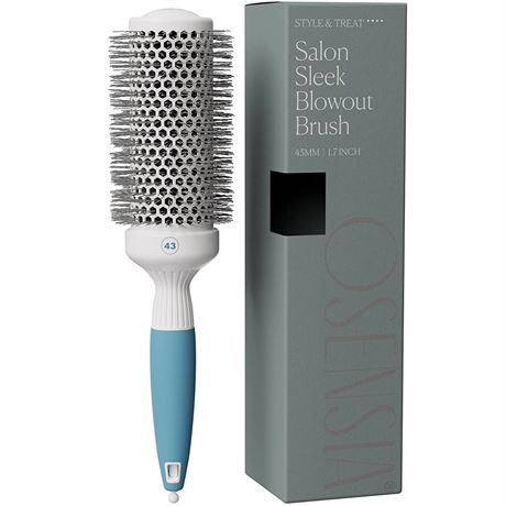 Round Brush for Blow Drying - Medium Ceramic Ionic Thermal Barrel Brush