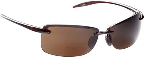 Guideline Eyegear Del Mar Polarized Bifocal Sunglass (+2.50)