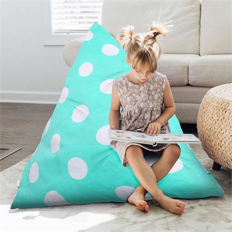 Butterfly Craze Bean Bag Chair Cover Functional Toddler Toy Organizer