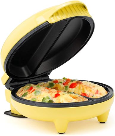 Holstein Housewares - Non-Stick Omelet Maker, Yellow