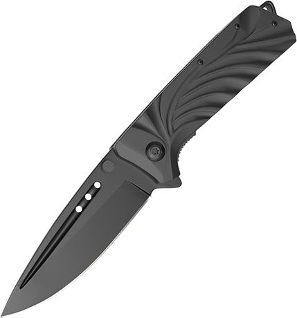 SHARKNIGHT Folding Pocket Knife with G10 Handle, 440C Stainless Steel