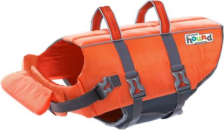 Outward Hound Granby Splash Orange Dog Life Jacket (size unknown)