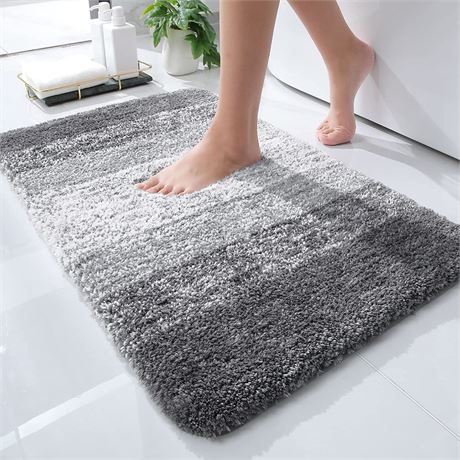 Bathroom Rug Mat, Extra Soft and Absorbent Microfiber Bath Rugs