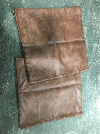 Leather Square Pillow covers