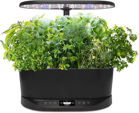 AeroGarden Bounty Basic - Indoor Garden with LED Grow Light Black