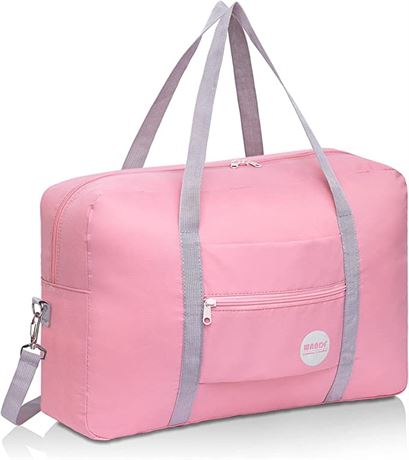 Wandf Spirit Airlines Travel Carry-On Duffel Bag, Pink/Gray