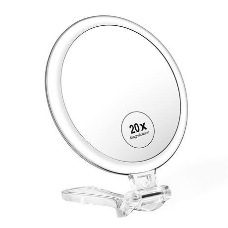 MGLIMZ 1X 20X Magnifying Travel Mirror - Double Sided