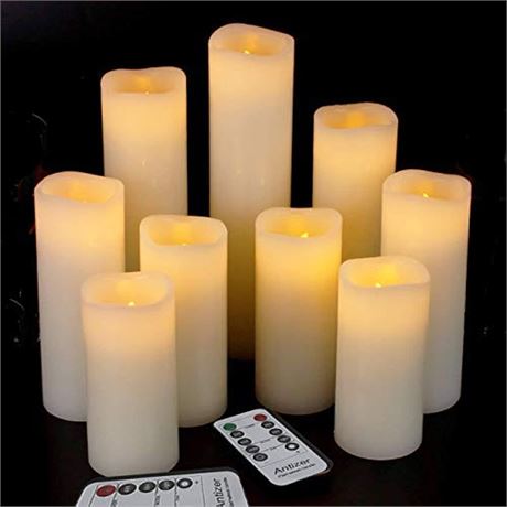 Flameless Candles Led Candles Pack of 9