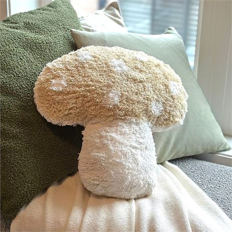 Dreamstall Mushroom Throw Pillow - Cream