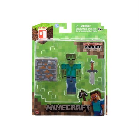 Minecraft Core Zombie with Accessories - 2pack