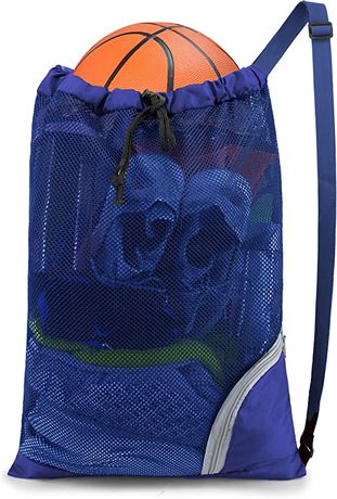 BeeGreen Drawstring Backpack, Blue