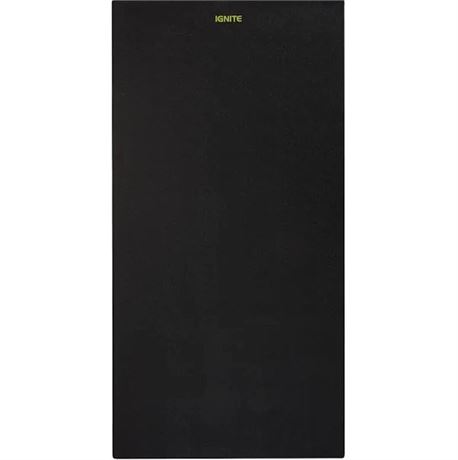 Ignite by SPRI Brand New Exercise Equipment Mat, Black 72"x36" x 5mm