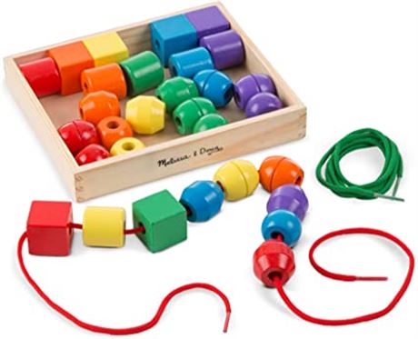 Melissa & Doug Primary Lacing Beads