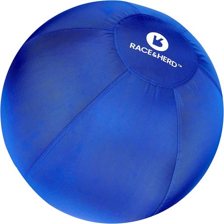 Race&Herd Horse Herding Ball & Cover - Blue