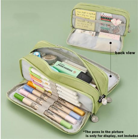 Angoo Double Sided Pen Bag Pencil Case Special Macaron Color