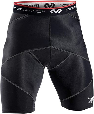 McDavid Cross Compression Shorts - Large - Black