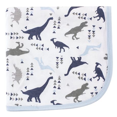 Touched by Nature Unisex Baby Organic Cotton Swaddle, Dino