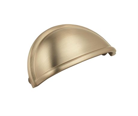 Amerock 3" Cabinet Cup Pulls, Golden Champagne, 10 Pack