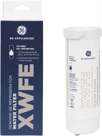 GE XWFE Refrigerator Water Filter | Certified to Reduce Lead, Sulfur