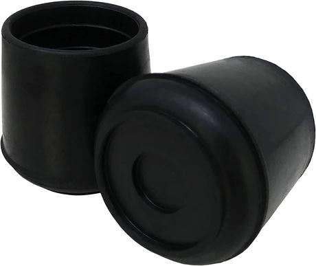 Shepherd Hardware 9226 1-1/2-Inch Inside Diameter Rubber Leg Tips, 2-Pack