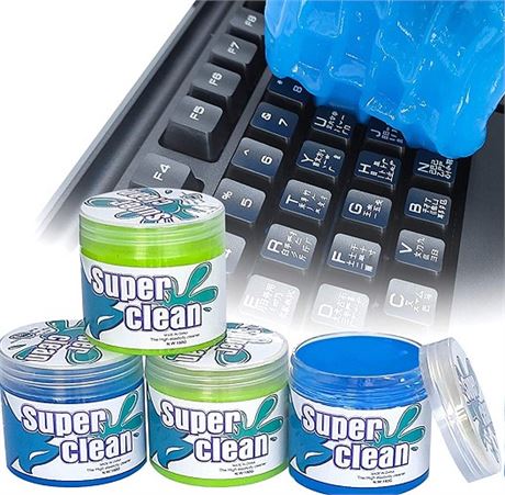 Super Clean, Cleaning Gel Putty, 3-Pack