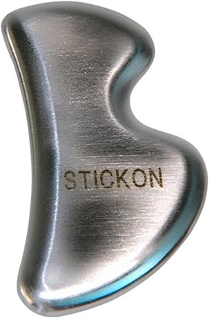 STICKON Stainless Steel Gua Sha Scraping Massage Tool, B-Shape