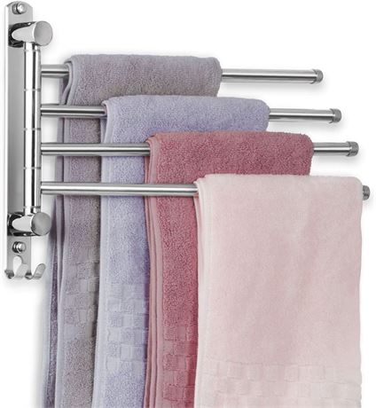 Swivel Bathroom Towel Rack