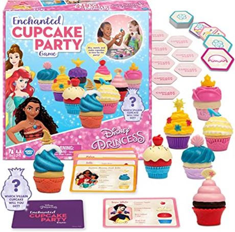 Wonder Forge Disney Princess Enchanted Cupcake Party Game