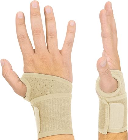 Vive Wrist Wraps Brace - Tendonitis Support for Carpal Tunnel Arthritis