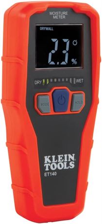 Klein Tools ET140 Pinless Moisture Meter for Non-Destructive Moisture Detection