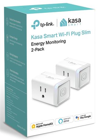 Kasa Smart Plug Mini 15A, Apple HomeKit Supported, Smart Outlet