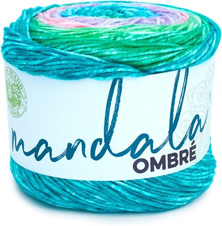 Lion Brand Yarn Mandala Ombr� Yarn with Vibrant Colors 2PK