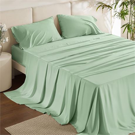 Bedsure Cooling Sheets Set - Sage - Full