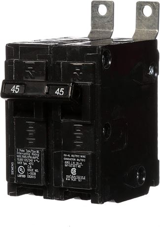 Siemens B245 45-Amp Double Pole 120/240-Volt 10KAIC Bolt in Breaker